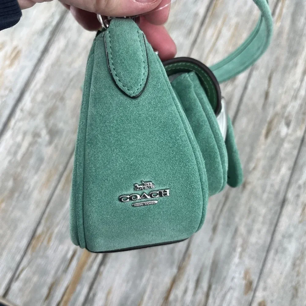 Coach Ashton Shoulder Bag In Lavender Suede